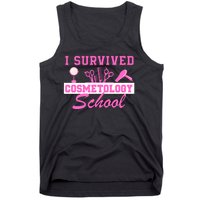 I Survived Cosmetology School Graduation Cosmetologist Cosmetology Student Tank Top