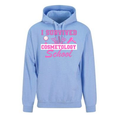 I Survived Cosmetology School Graduation Cosmetologist Cosmetology Student Unisex Surf Hoodie