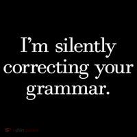 IM Silently Correcting Your Grammar. Button