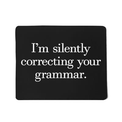 IM Silently Correcting Your Grammar. Mousepad