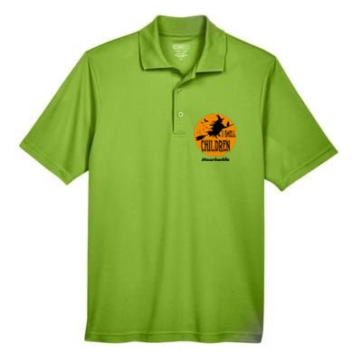 I Smell Children Witch Costume For Halloween Gift Men's Origin Performance Piqué Polo