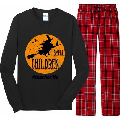 I Smell Children Witch Costume For Halloween Gift Long Sleeve Pajama Set