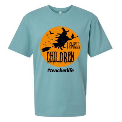 I Smell Children Witch Costume For Halloween Gift Sueded Cloud Jersey T-Shirt