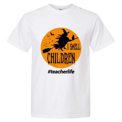 I Smell Children Witch Costume For Halloween Gift Garment-Dyed Heavyweight T-Shirt