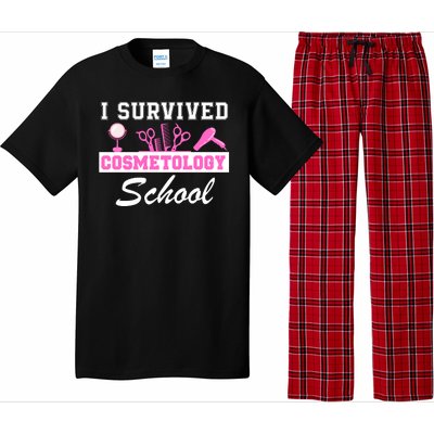 I Survived Cosmetology School Graduation Cosmetology Student Cosmetologist Pajama Set