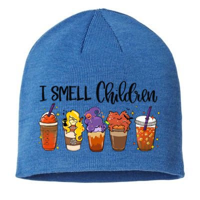 I Smell Children Halloween Funny Witches Coffee Latte Meaningful Gift Sustainable Beanie