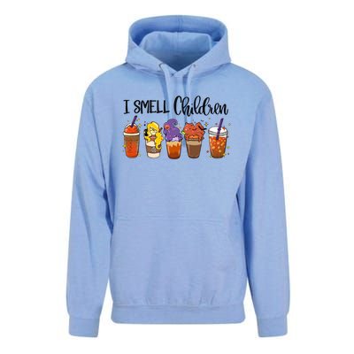 I Smell Children Halloween Funny Witches Coffee Latte Meaningful Gift Unisex Surf Hoodie