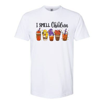 I Smell Children Halloween Funny Witches Coffee Latte Meaningful Gift Softstyle CVC T-Shirt