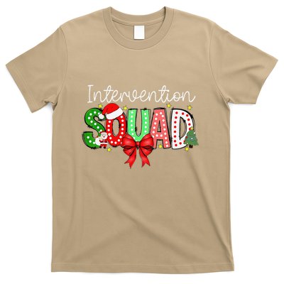 Intervention Squad Christmas Early Intervention Teacher Xmas T-Shirt