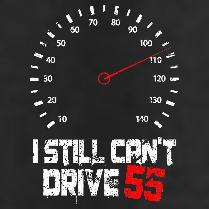 I Still CanT Drive 55 Driving Speed Limit Violation Joke Microfiber Hand Towel