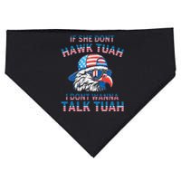 If She DonT Hawk Tuah I DonT Wanna Tawk Tuha USA-Made Doggie Bandana