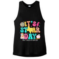 It's Staar Day Testing Day Exam Teachers State Ladies PosiCharge Tri-Blend Wicking Tank