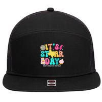 It's Staar Day Testing Day Exam Teachers State 7 Panel Mesh Trucker Snapback Hat
