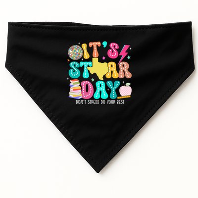 It's Staar Day Testing Day Exam Teachers State USA-Made Doggie Bandana