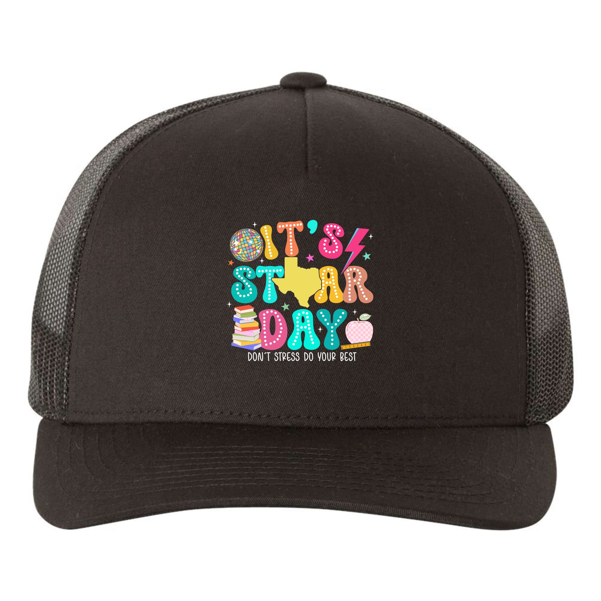 It's Staar Day Testing Day Exam Teachers State Yupoong Adult 5-Panel Trucker Hat
