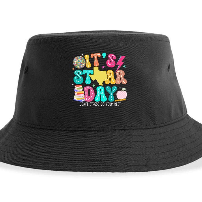 It's Staar Day Testing Day Exam Teachers State Sustainable Bucket Hat