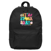 It's Staar Day Testing Day Exam Teachers State 16 in Basic Backpack