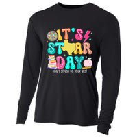 It's Staar Day Testing Day Exam Teachers State Cooling Performance Long Sleeve Crew