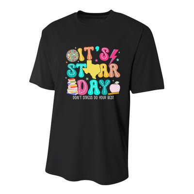 It's Staar Day Testing Day Exam Teachers State Youth Performance Sprint T-Shirt