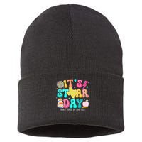 It's Staar Day Testing Day Exam Teachers State Sustainable Knit Beanie