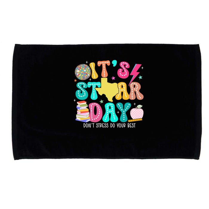 It's Staar Day Testing Day Exam Teachers State Microfiber Hand Towel