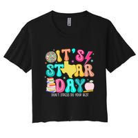 It's Staar Day Testing Day Exam Teachers State Crop Top