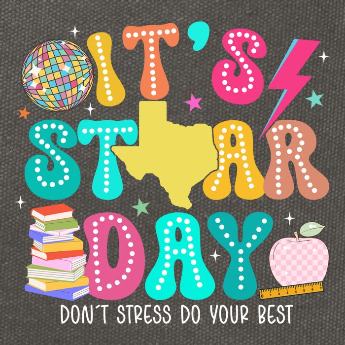 It's Staar Day Testing Day Exam Teachers State Cotton Canvas Backpack
