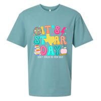 It's Staar Day Testing Day Exam Teachers State Sueded Cloud Jersey T-Shirt