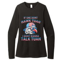 If She DonT Hawk Tuah I DonT Wanna Tawk Tuha Womens CVC Long Sleeve Shirt