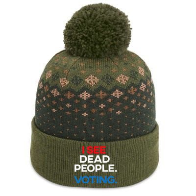 I See Dead People. Voting. Funny Election The Baniff Cuffed Pom Beanie