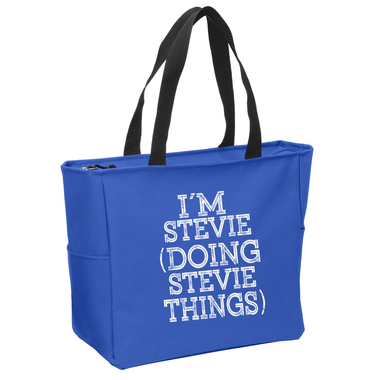 I'm Stevie Doing Stevie Things Family Reunion First Name Gift Zip Tote Bag