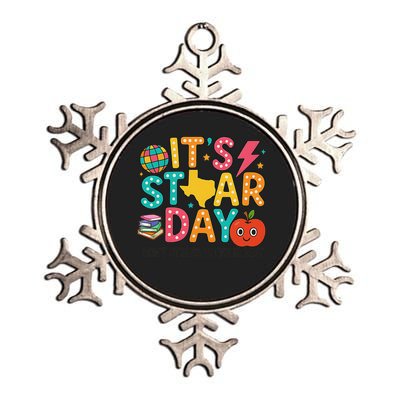 Its Staar Day Testing Day Exam Teachers State Testing Women Metallic Star Ornament