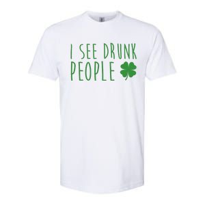 I See Drunk People Funny St Patrick's Day Softstyle CVC T-Shirt