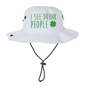 I See Drunk People Funny St Patrick's Day Legacy Cool Fit Booney Bucket Hat