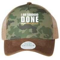 I'm So Done Class of 2025 Senior Graduation  Legacy Tie Dye Trucker Hat