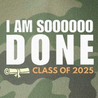I'm So Done Class of 2025 Senior Graduation  Legacy Tie Dye Trucker Hat