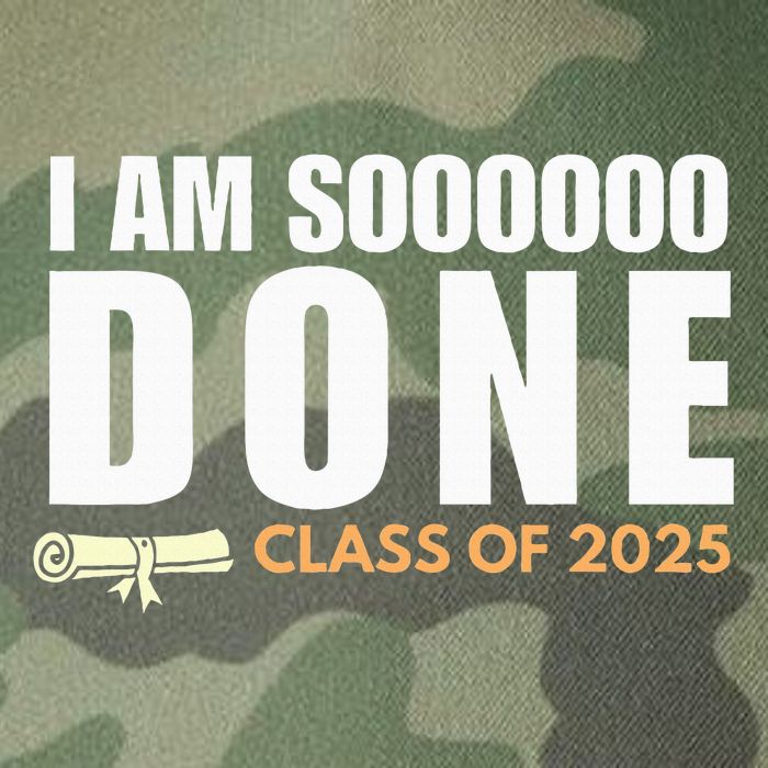 I'm So Done Class of 2025 Senior Graduation  Legacy Tie Dye Trucker Hat