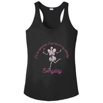 IM So Depressed I Act Like ItS My Birthday Ladies PosiCharge Competitor Racerback Tank