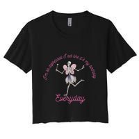 IM So Depressed I Act Like ItS My Birthday Women's Crop Top Tee