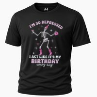 IM So Depressed I Act Like ItS My Birthday Everyday Cooling Performance Crew T-Shirt