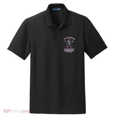 IM So Depressed I Act Like ItS My Birthday Everyday Dry Zone Grid Polo