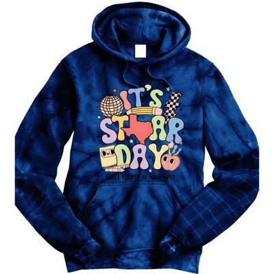 ItS Star Day DonT Stress Do Your Best State Exam Tie Dye Hoodie