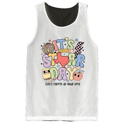 ItS Star Day DonT Stress Do Your Best State Exam Mesh Reversible Basketball Jersey Tank