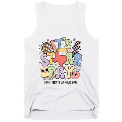 ItS Star Day DonT Stress Do Your Best State Exam Tank Top