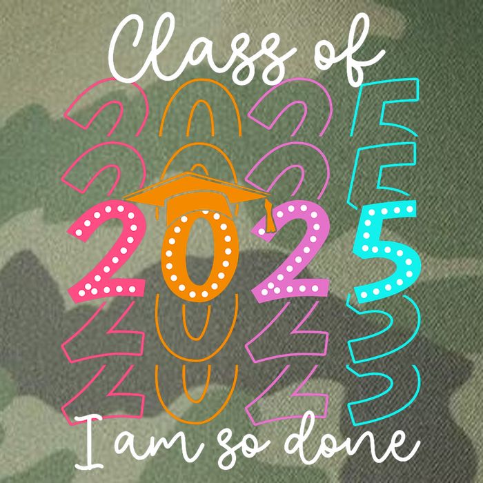 I'm So Done Class Of 2025 Graduation 2025 Last Day Of School  Legacy Tie Dye Trucker Hat
