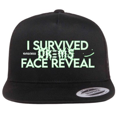 I Survived Dreams Face Reveal Flat Bill Trucker Hat