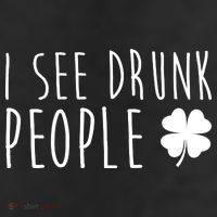 I See Drunk People Funny St Patricks Day Beanie