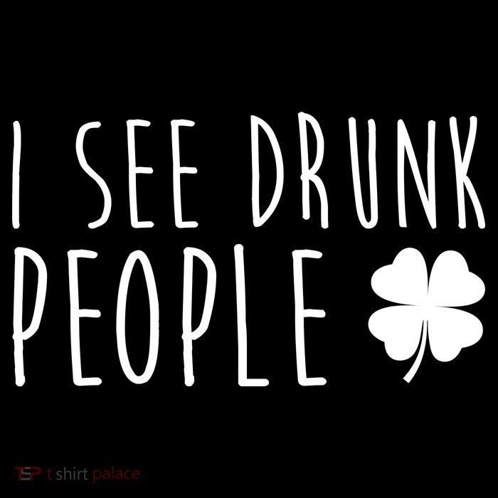 I See Drunk People Funny St Patricks Day Flatbill Hat