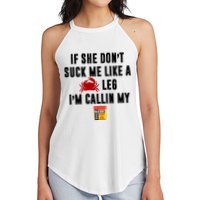 If She Don't Suck Me Like A Crab Leg I'm Calling My Old Bay Women's Perfect Tri Rocker Tank