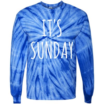 It's Sunday Day Of The Week Prank April Fools Day Great Gift Tie-Dye Long Sleeve Shirt